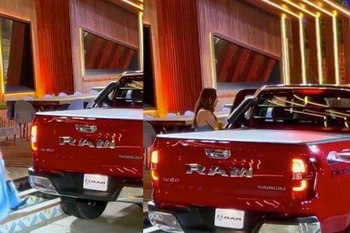 Señalan grave error en ‘La Granja VIP’: Camioneta arranca sin Carolina Ross y ella lo persigue