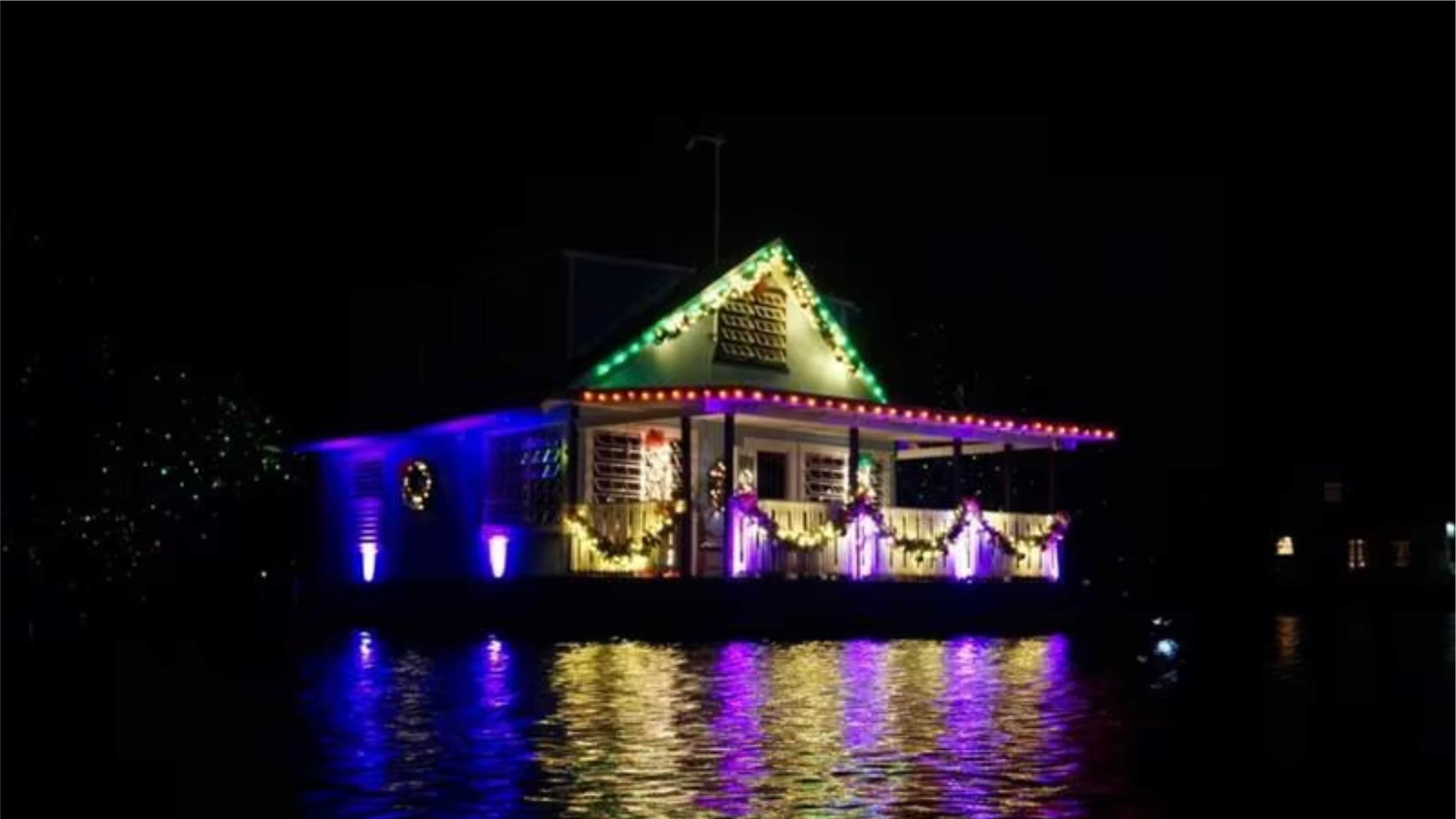 Casas flotantes en La Parguera.