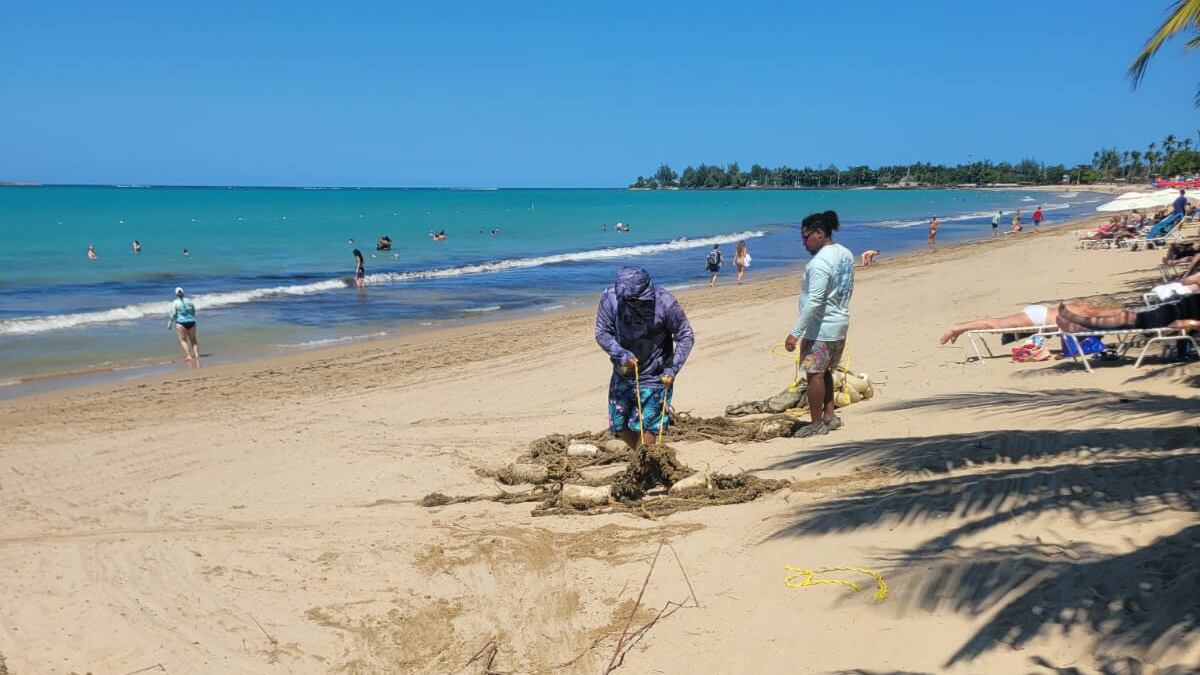 DRNA instala boyas marinas para protección de bañistas en Carolina y Vega Baja.