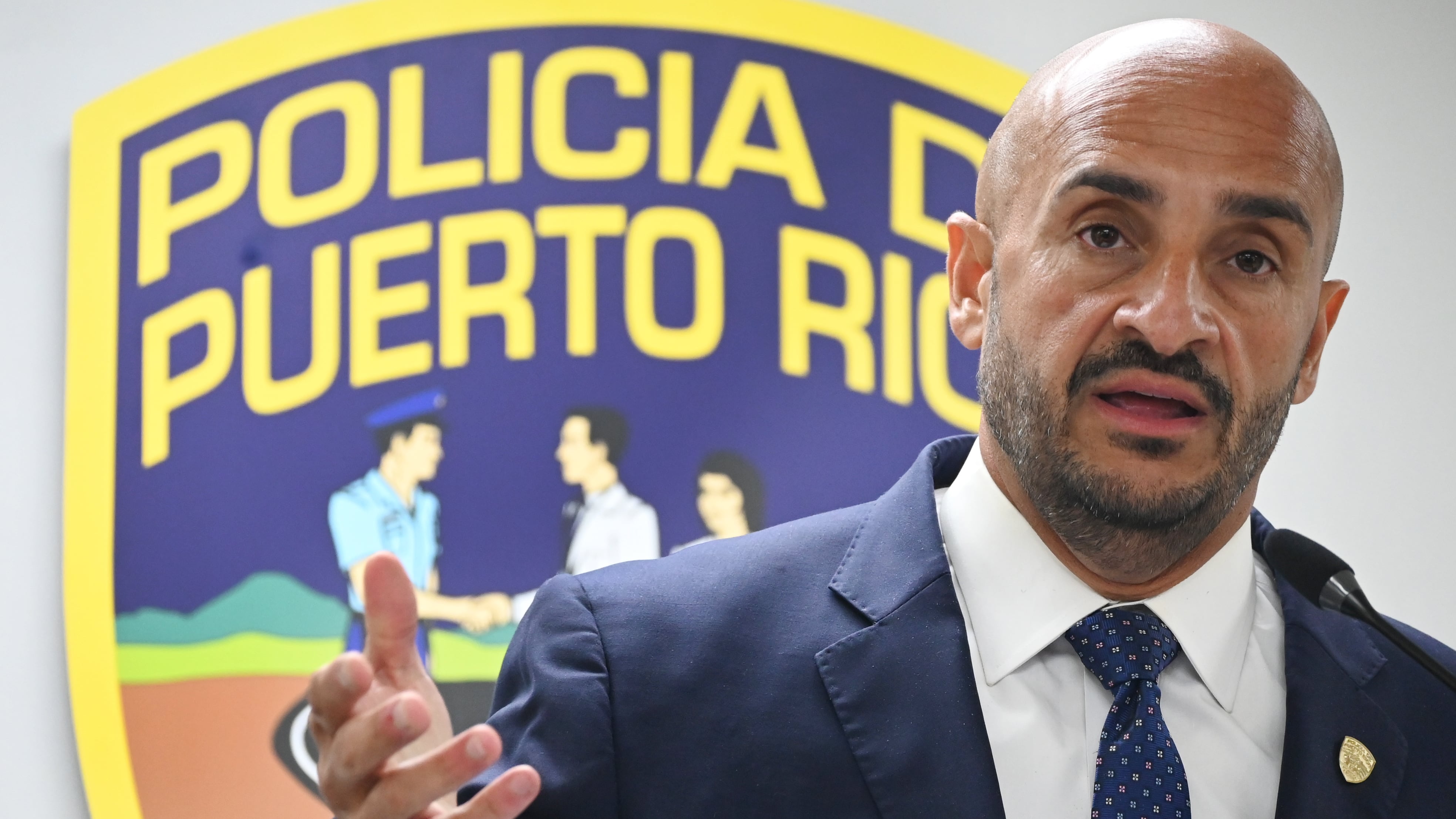 El superintendente de la Policia, Joseph González