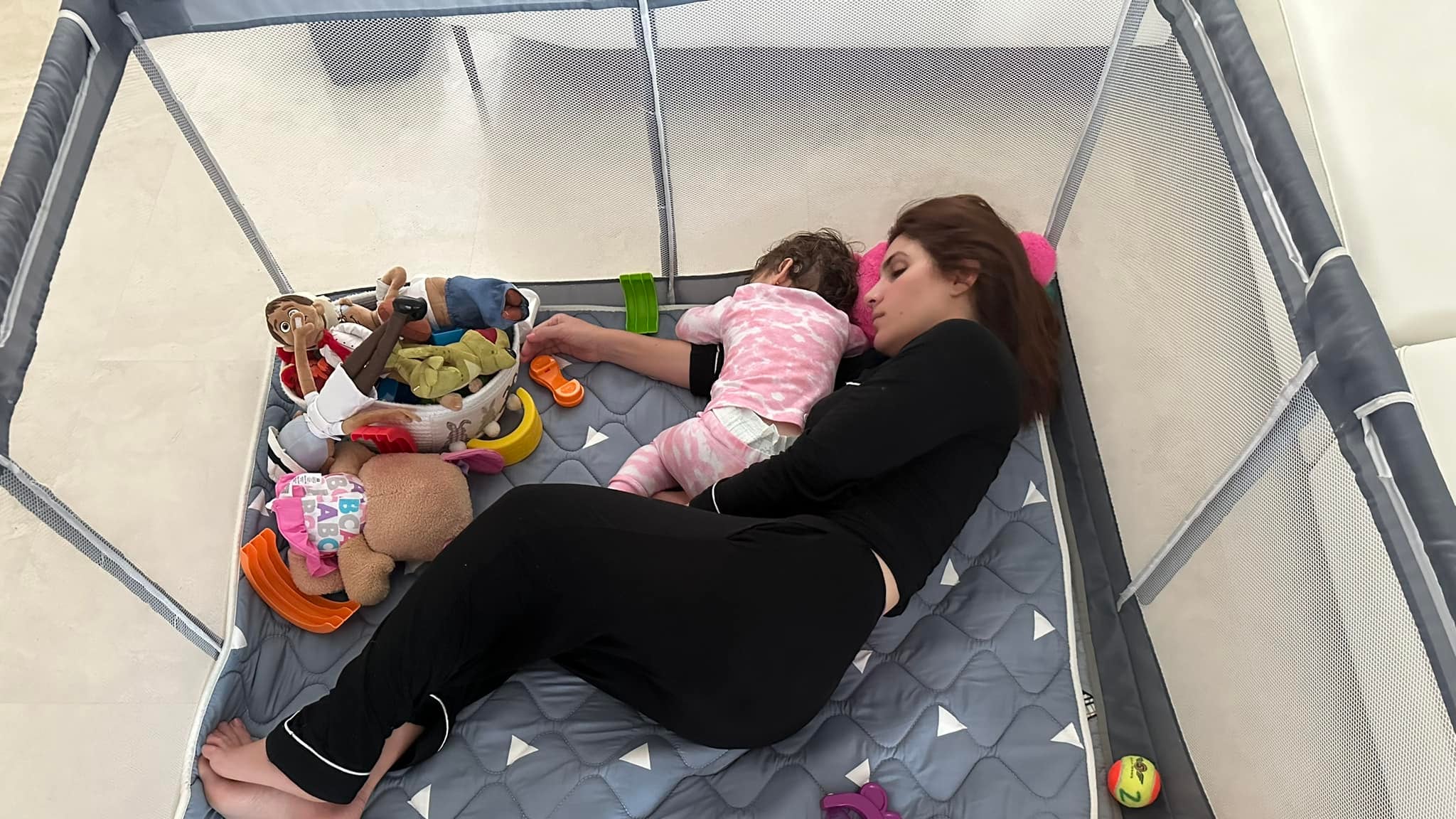 Katiria Soto y su hija