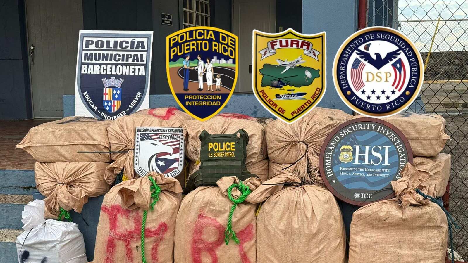 Ocupan 19 fardos con 753 kilos de cocaína.