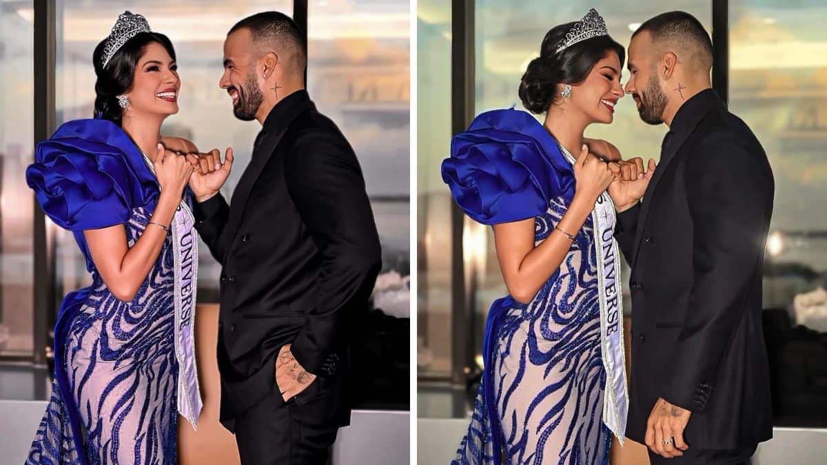 Sheynnis Palacios y Carlos Gómez