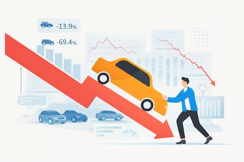 Caen en enero las ventas de autos nuevos en Puerto Rico