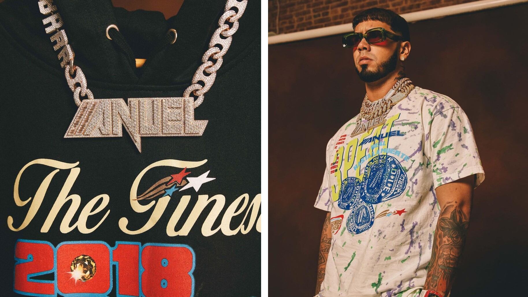 El cantante ha mostrado su amor por las joyas