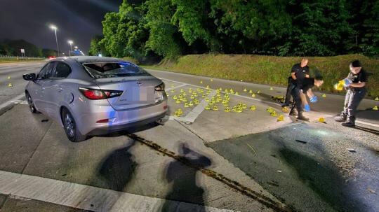 Asesinato en la salida de Los Paseos hacia Caguas.