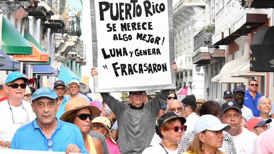 Manifestación contra LUMA y Genera