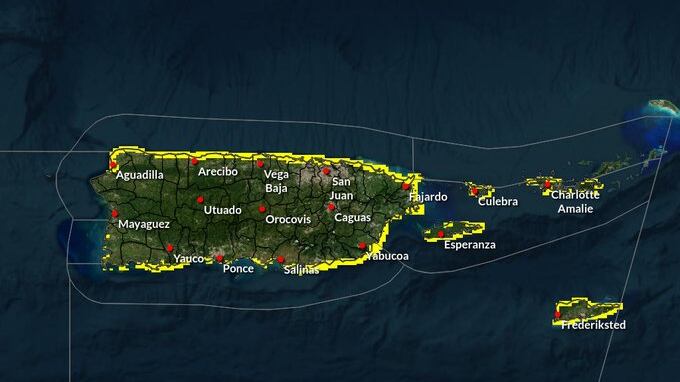 Tiempo en Puerto Rico.