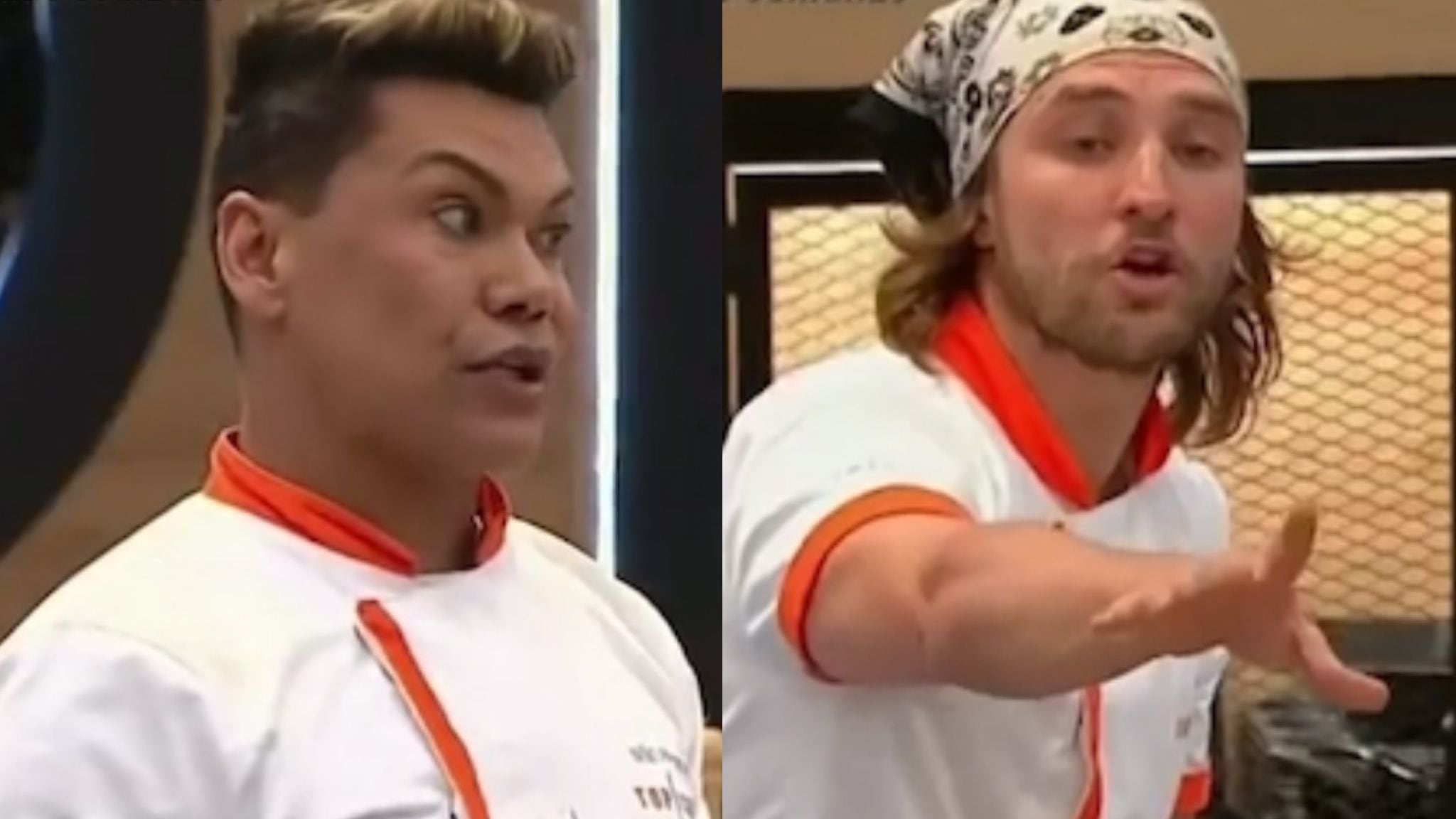 “El Niño Prodigio” y Gary Centeno en "Top Chef VIP 3".