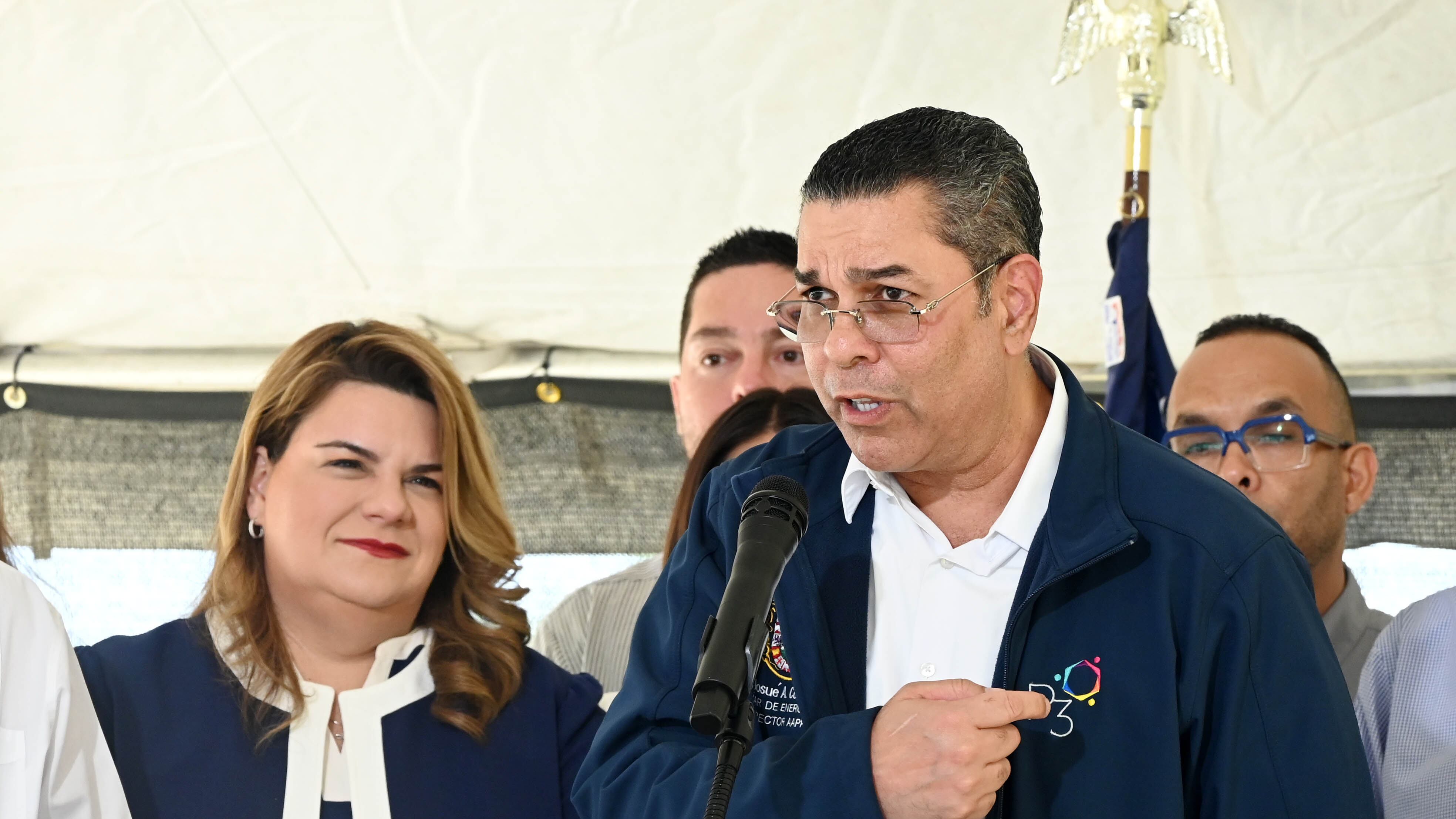 Anuncio de la gobernadora, Jennifer González y Genera PR, del inicio de nuevas baterías en la Central Cambalache.