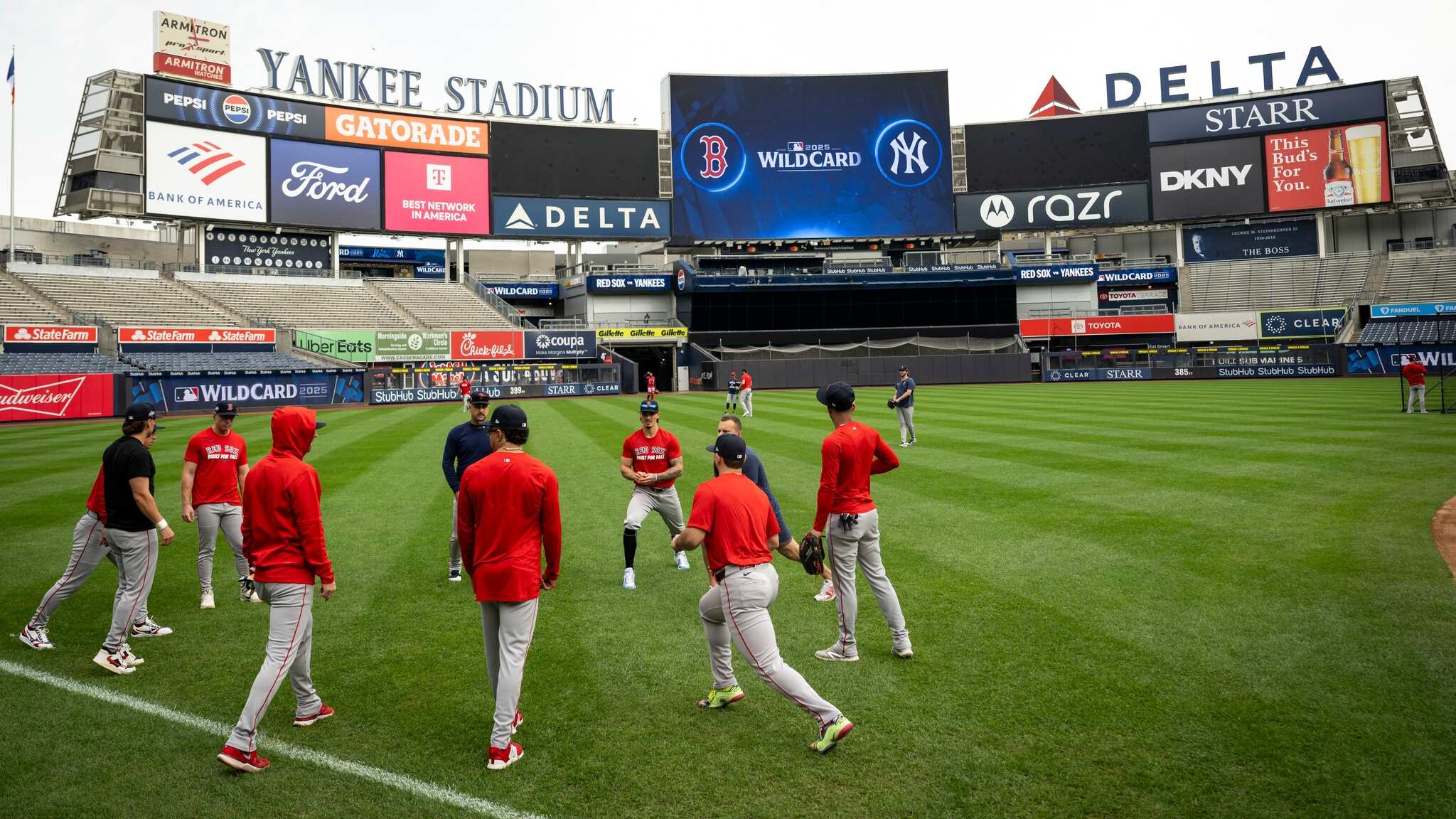 Boston en el Yankee Stadium.