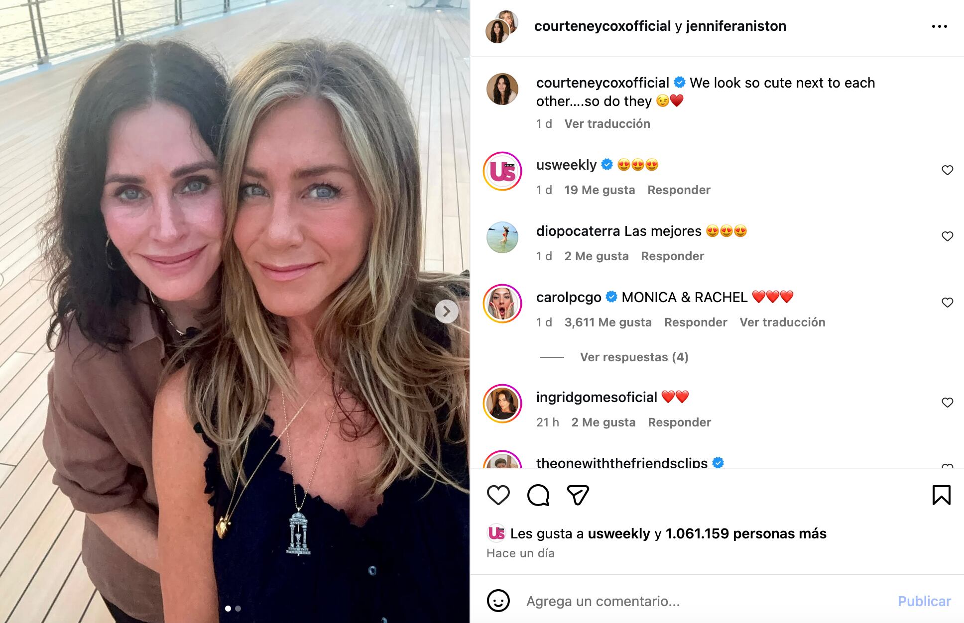 Instagram: @jenniferaniston