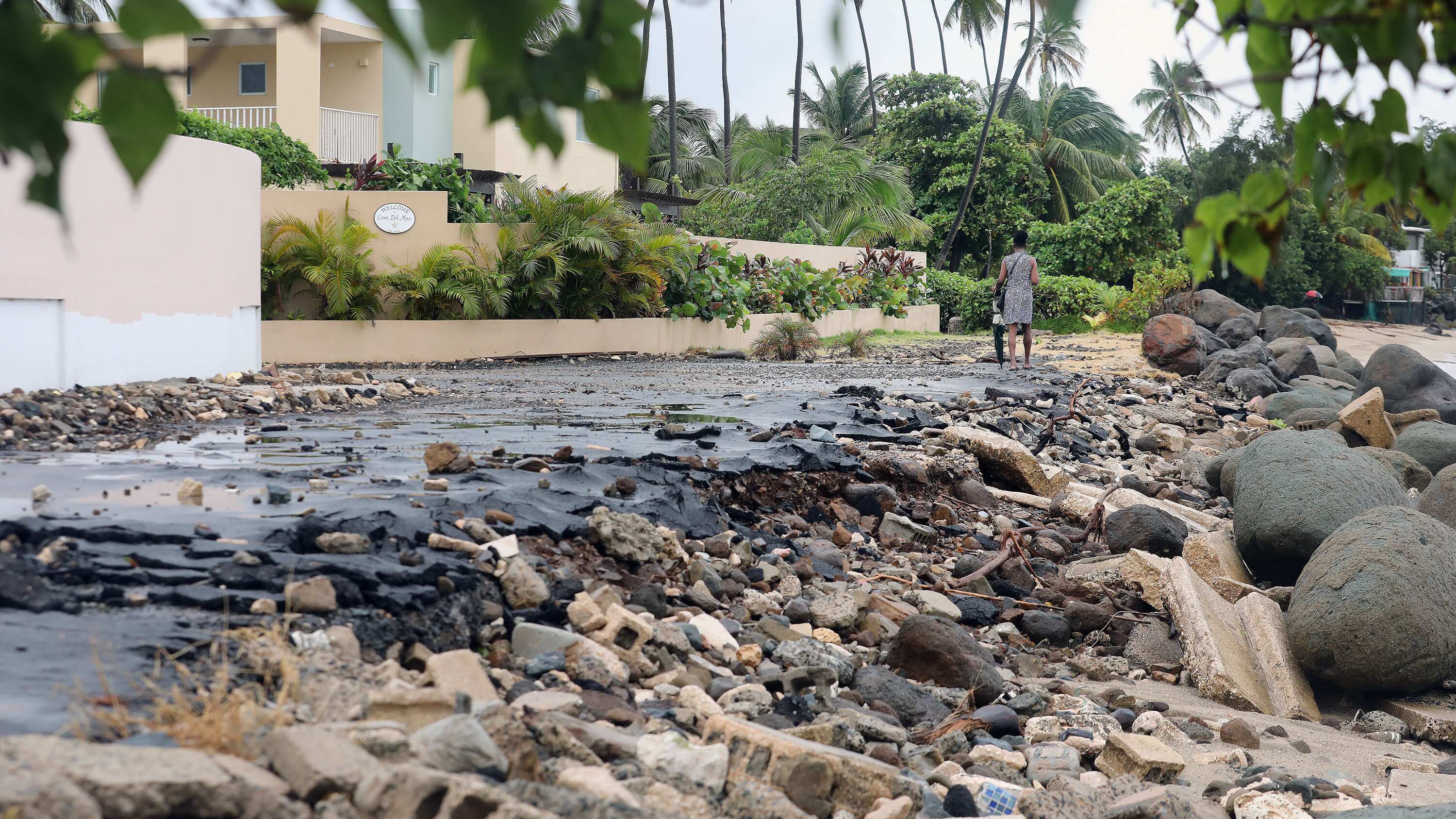 El pueblo de Loíza es uno de los más afectados por la erosión costera y el aumento en el nivel del mar.
Foto por José “Pipo” Reyes | Centro de Periodismo Investigativo