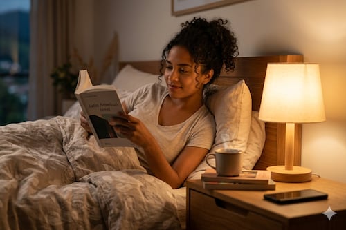 Día del Libro: ¿Por qué leer antes de dormir es el mejor hábito para la salud mental?