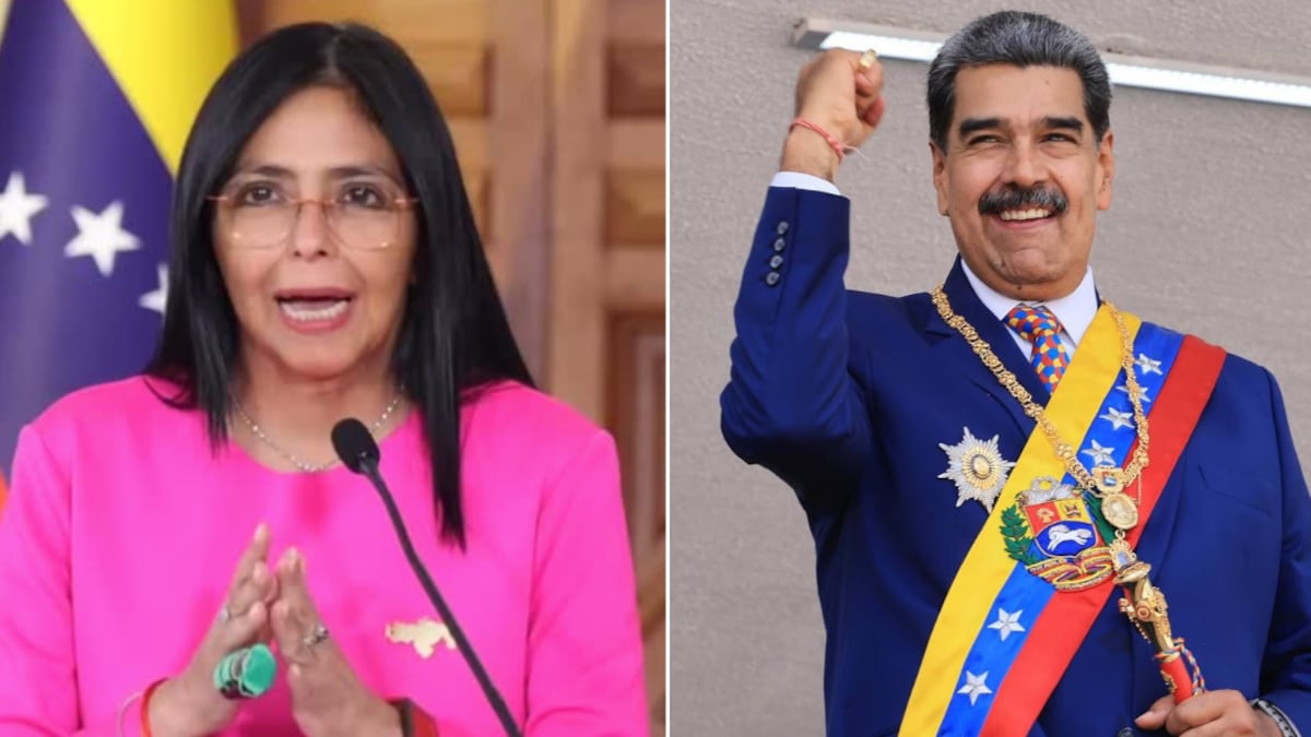 Delcy Rodríguez / Nicolás Maduro
