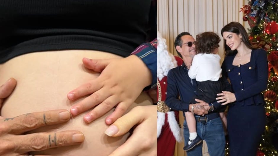 Marc Anthony y Nadia Ferreira agrandan la familia.