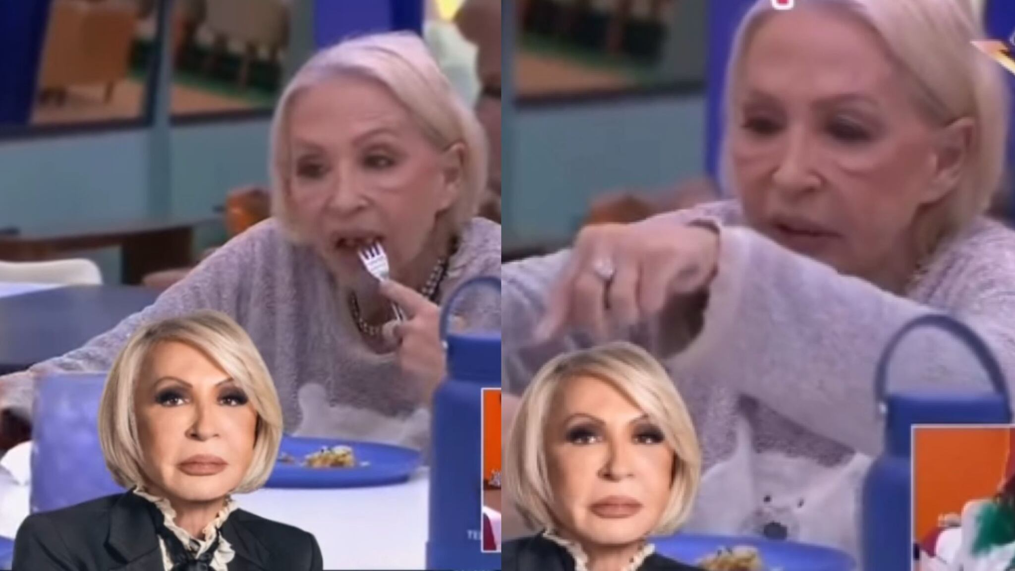 Laura Bozzo desprecia la comida que le hacen en “LCDLF ALL Stars”.