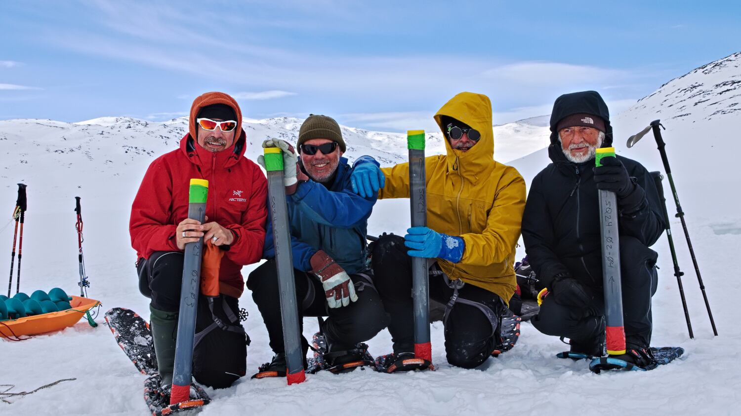 Los científicos del Centro de Investigación en Ecología y Aplicaciones Forestales (CREAF) de Cataluña han alertado de que "una apropiación" de Groenlandia por parte de Estados Unidos afectaría negativamente a la investigación que se desarrolla en la isla y pondría en riesgo sus recursos. Imagen cedida por Santiago Giralt, investigador al GEO3BCN-CSIC.