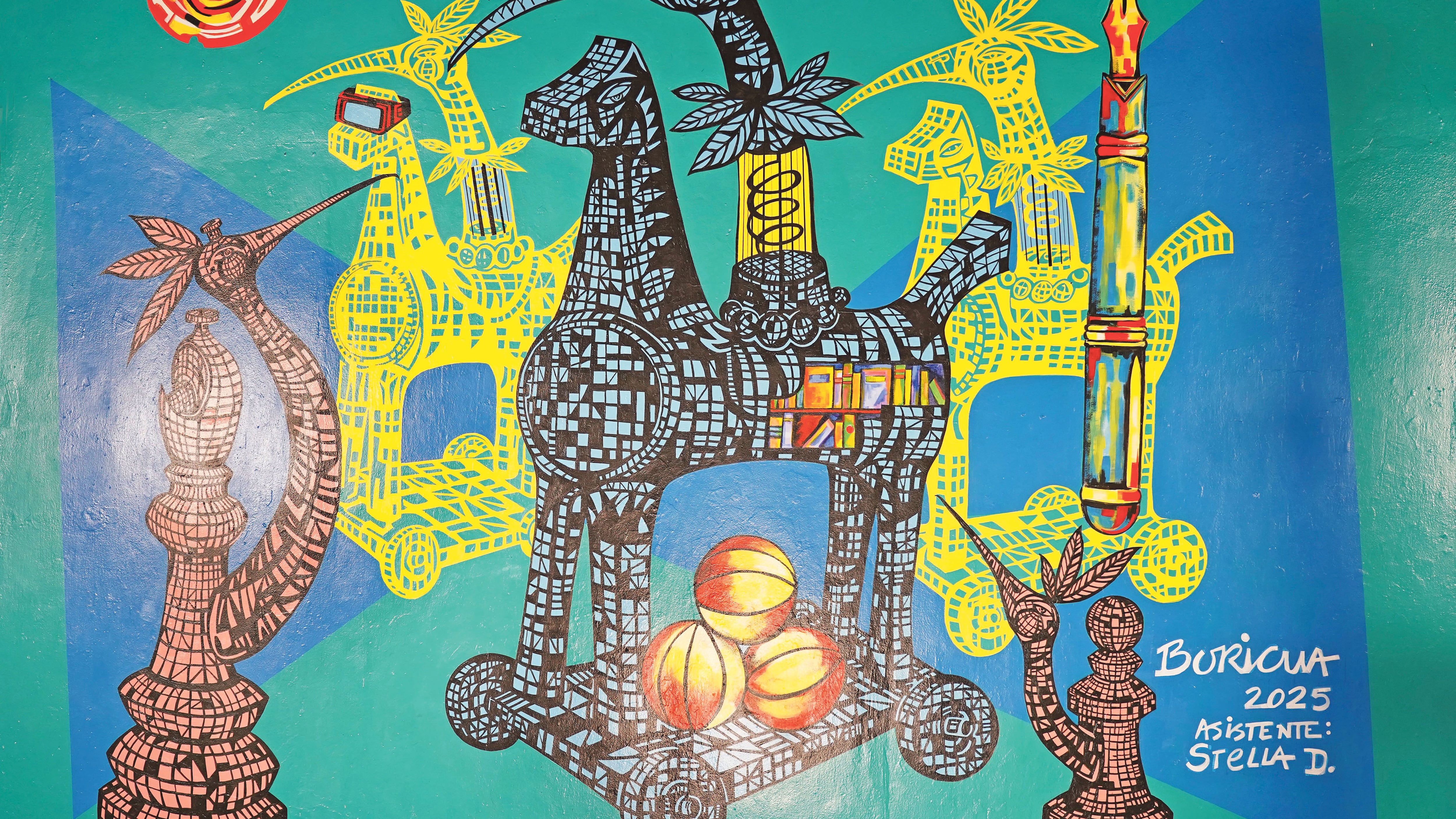 Mural de Boricua Rivera en Río Piedras, San Juan