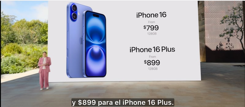 Precios del iPhone 16