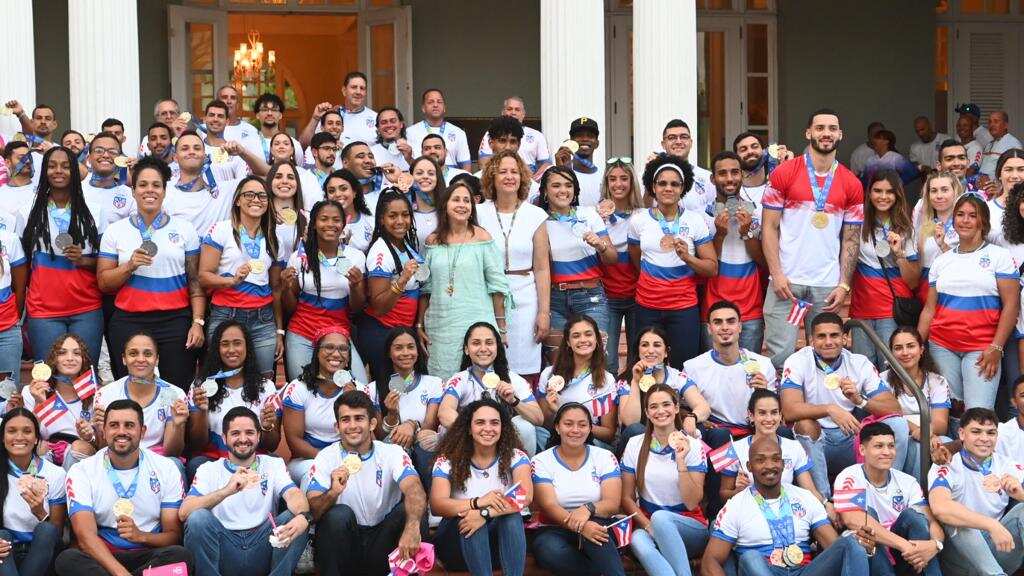 Atletas ganadores de medallas en los Juegos Centroamericanos y del Caribe