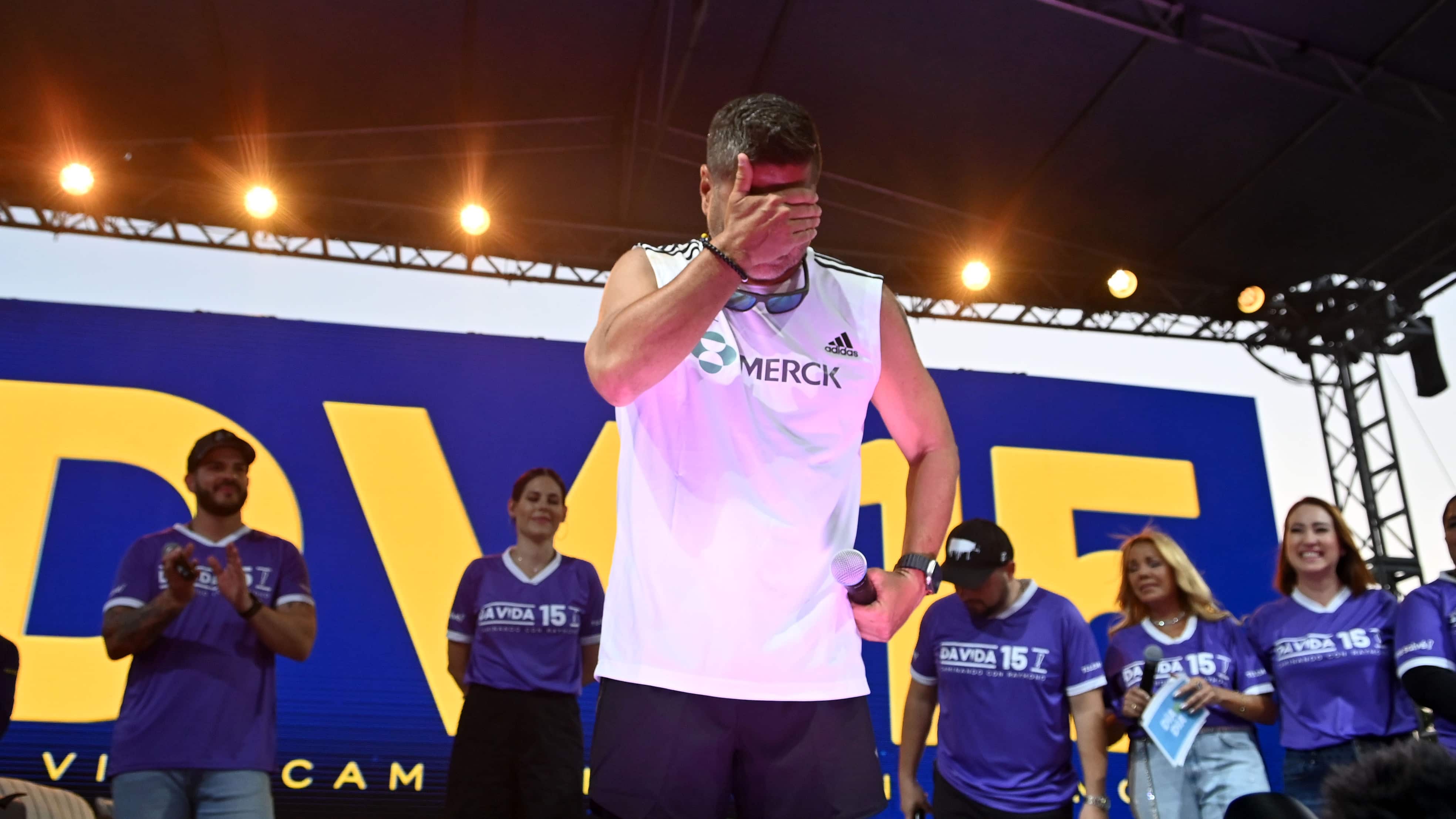 Raymond Arrieta. Cierre de la caminata Da Vida