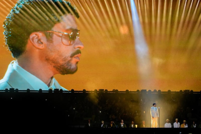 Bad Bunny en concierto en Colombia