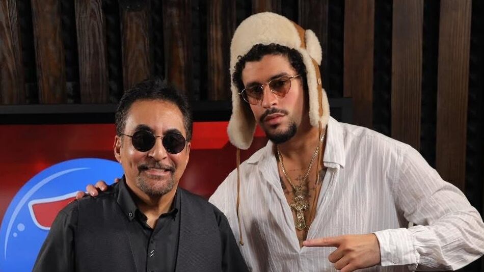 Nelson Galán y Bad Bunny.