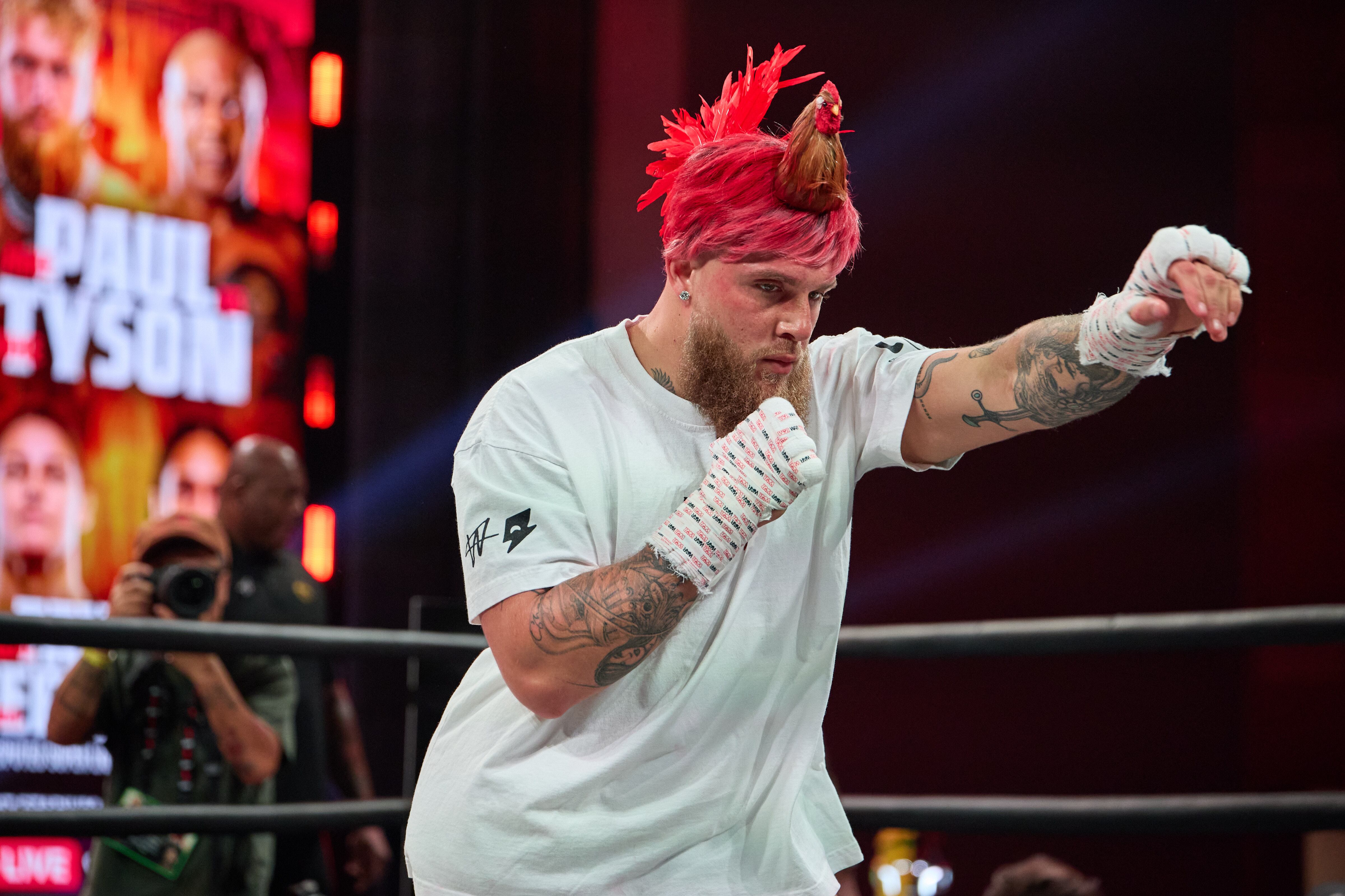 Jake Paul Open Workout