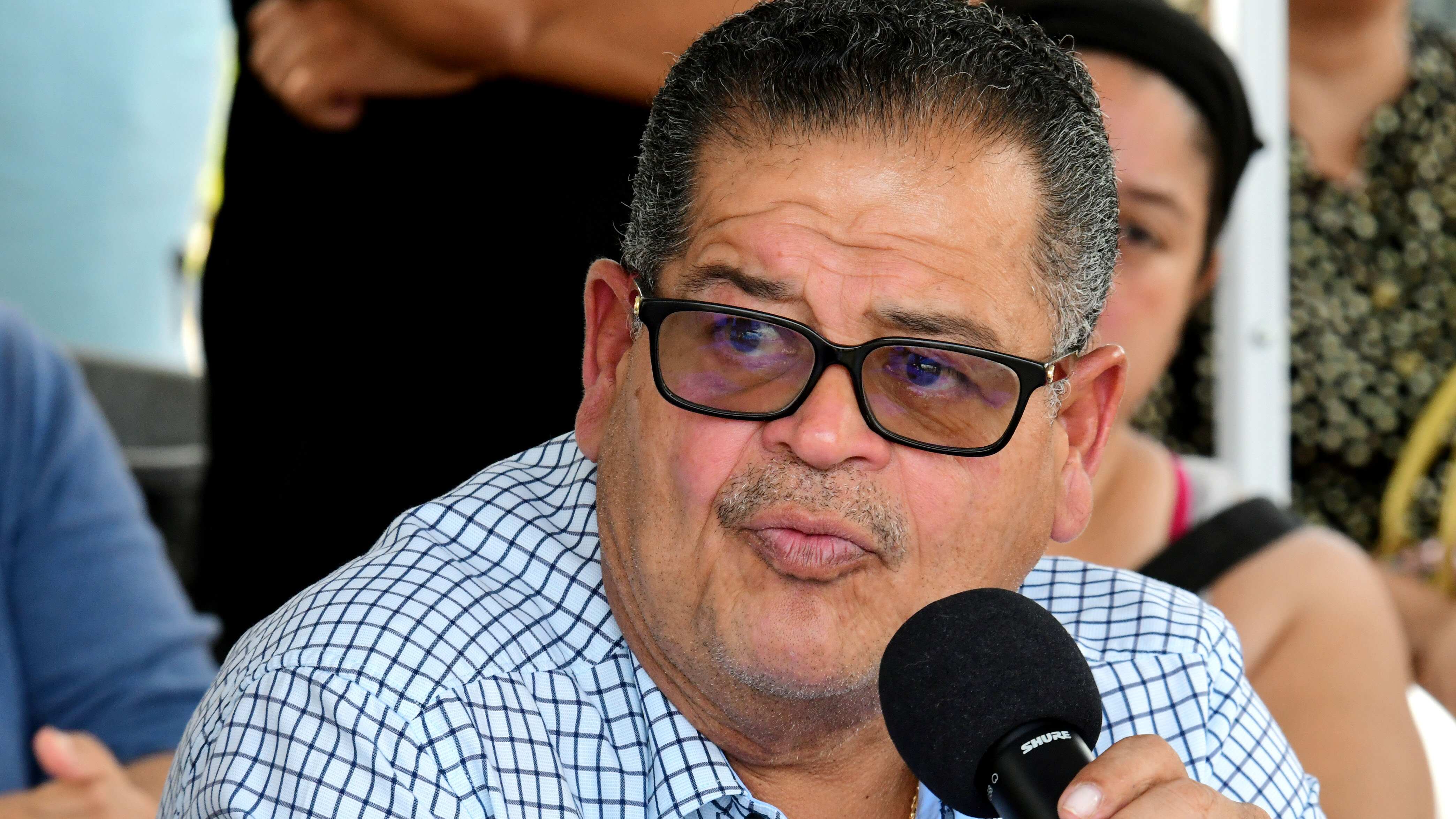 El presidente de la Asociación de Maestros, Víctor Bonilla Sánchez