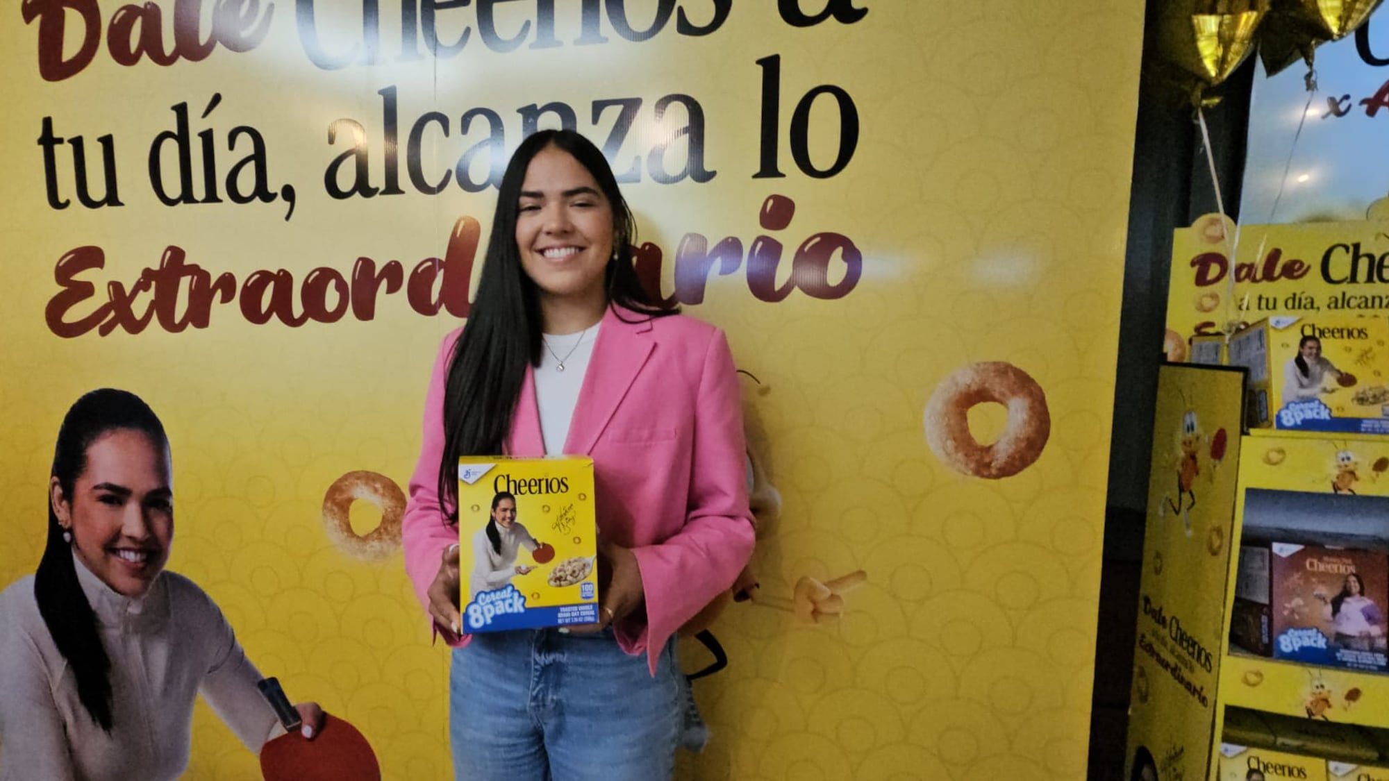 La tenimesista ha sido escogida como imagen de la marca en la isla