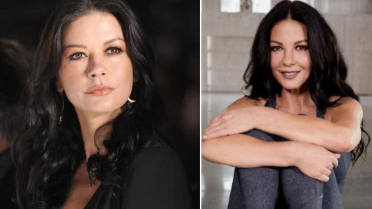 Las fotos y videos de Catherine Zeta-Jones sin maquillaje a sus 53