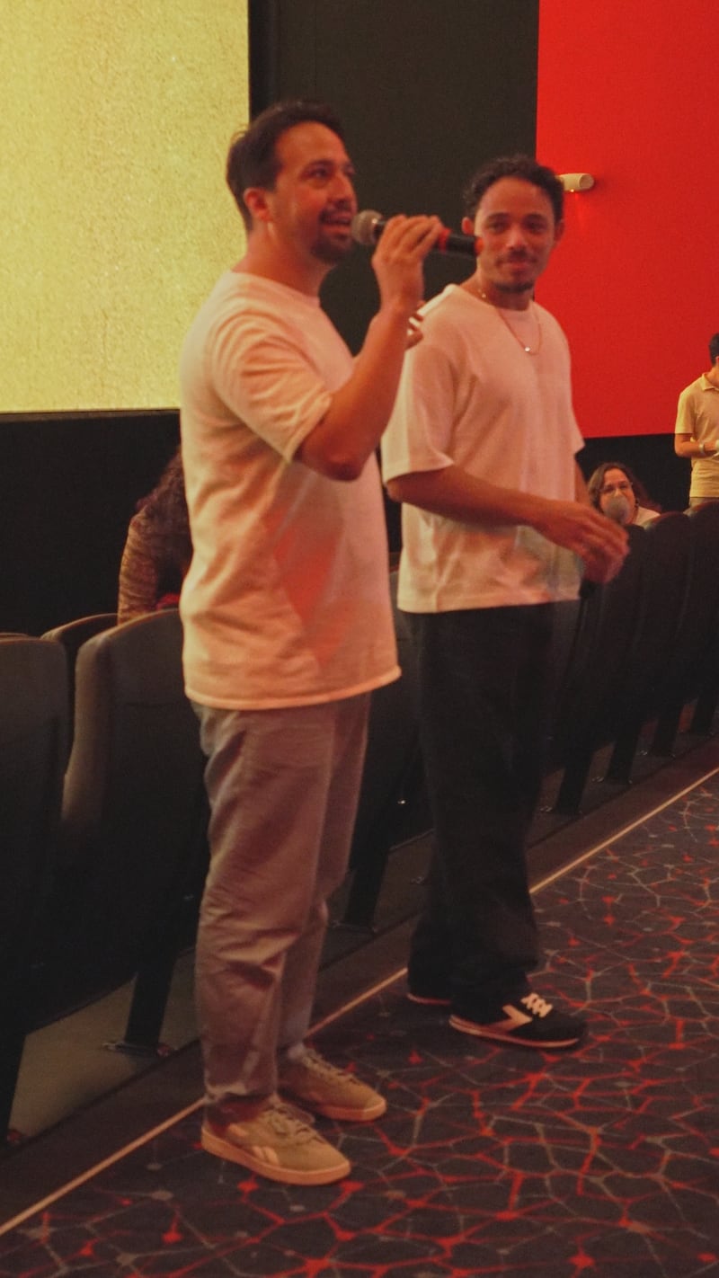 Lin Manuel Miranda y Anthony Ramos.
