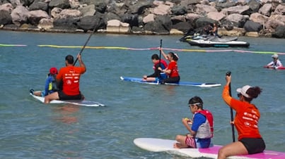 La actividad se llevó a cabo en el área de Rompe Olas