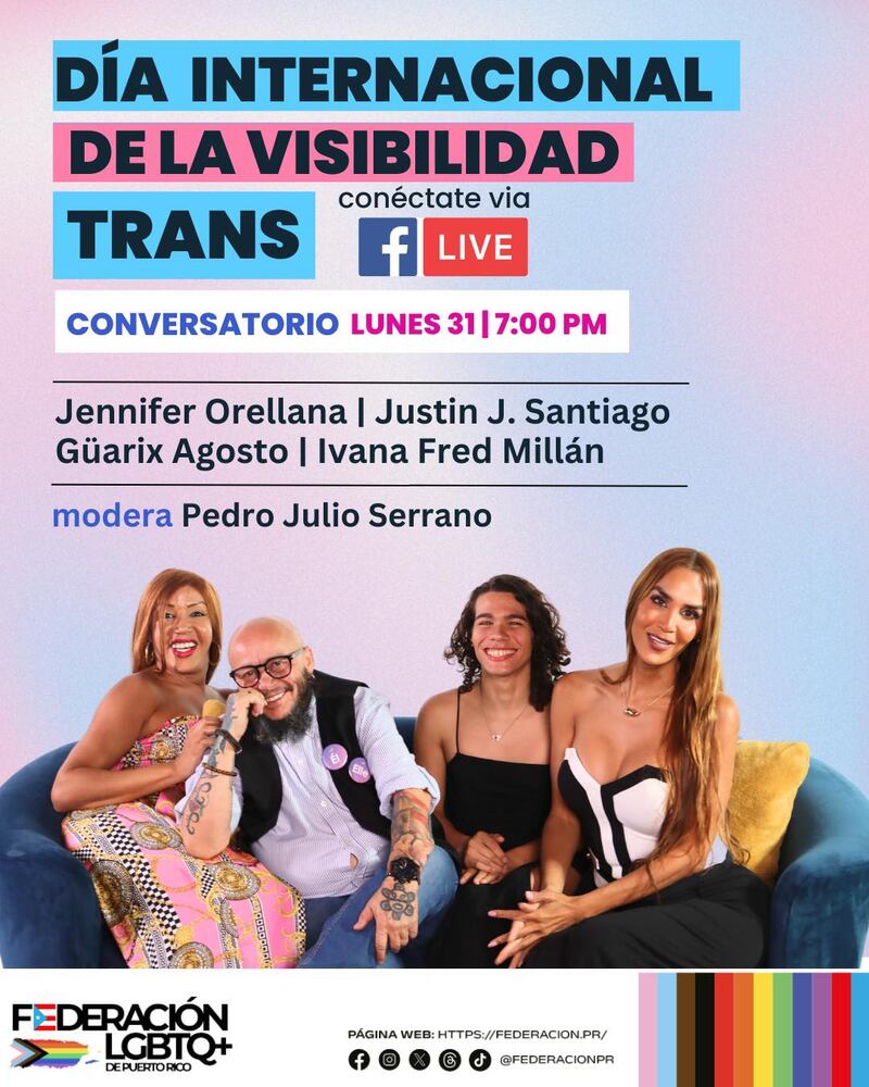 Conmemoran el Día de la Visibilidad Trans en Puerto Rico