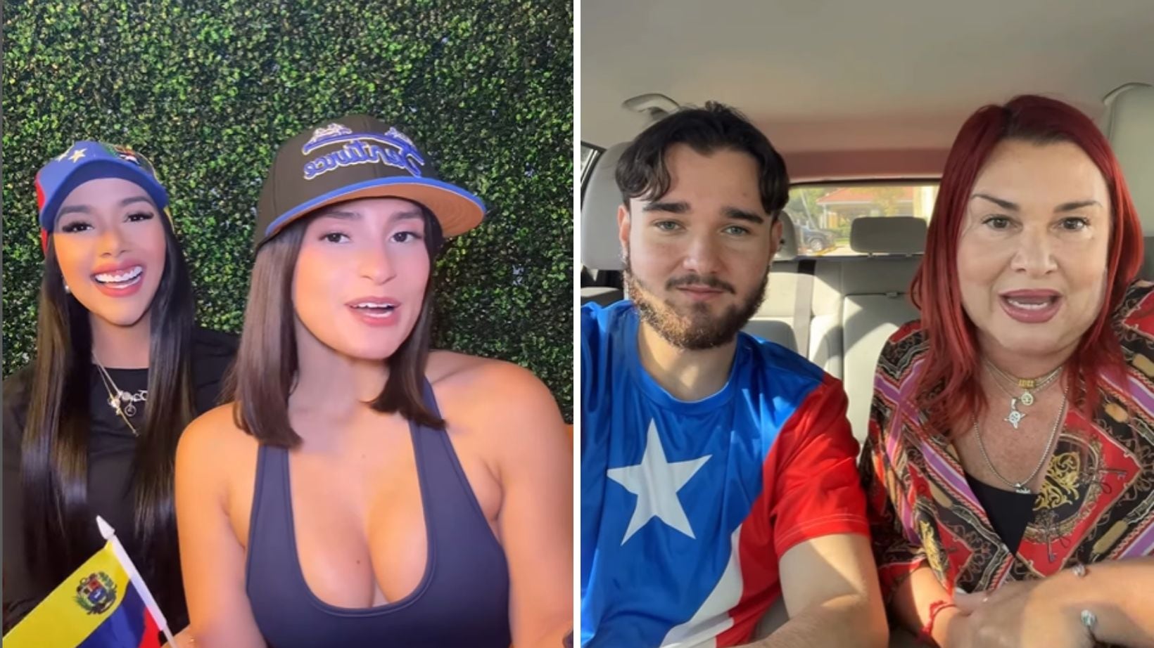 Ambos realizaron videos en Instagram