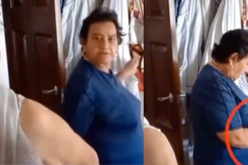 Mujer de la tercera edad fue captada robando mientras fingía llevar la comunión a otra anciana