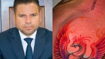 Félix "Cano" Delgado mostró su nuevo tatuaje en las redes sociales.