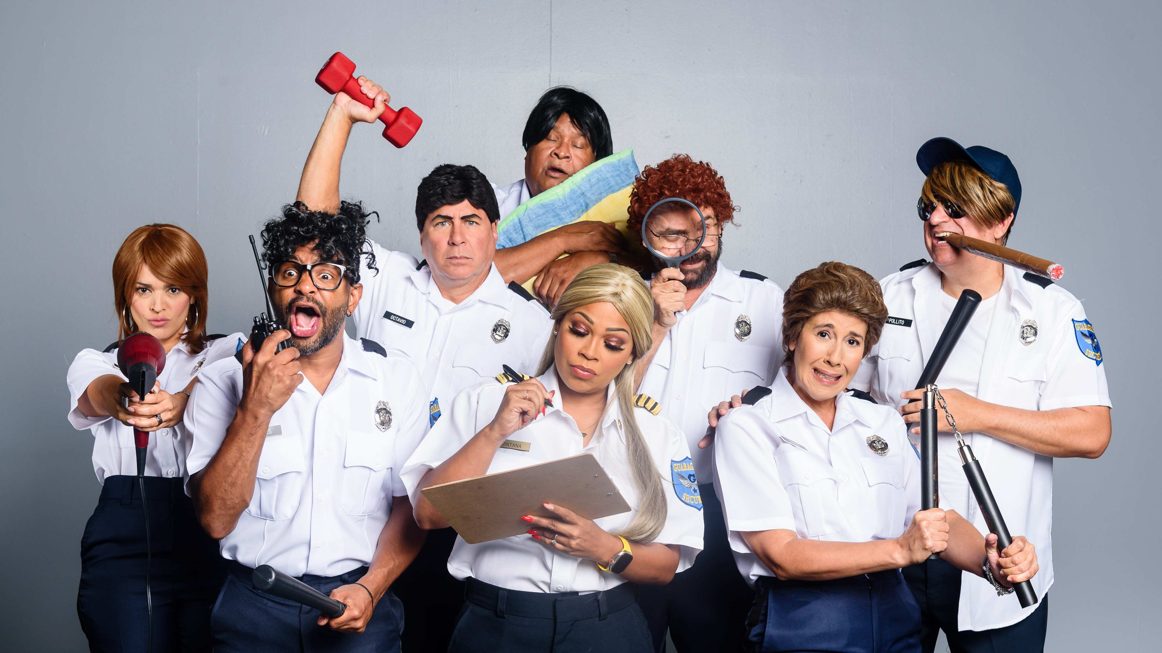 Foto: Elenco de Guaraguao Security