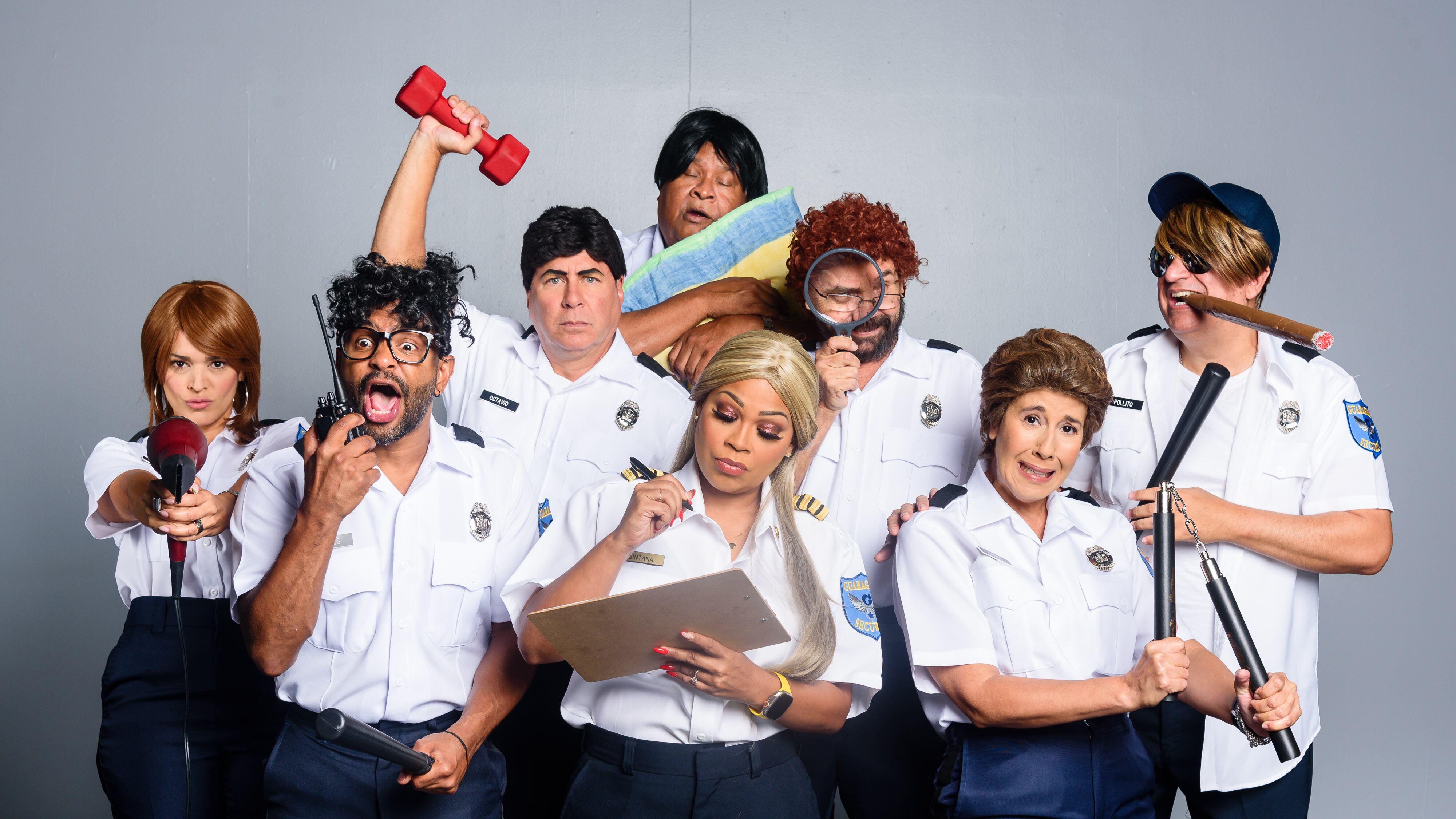 Foto: Elenco de Guaraguao Security