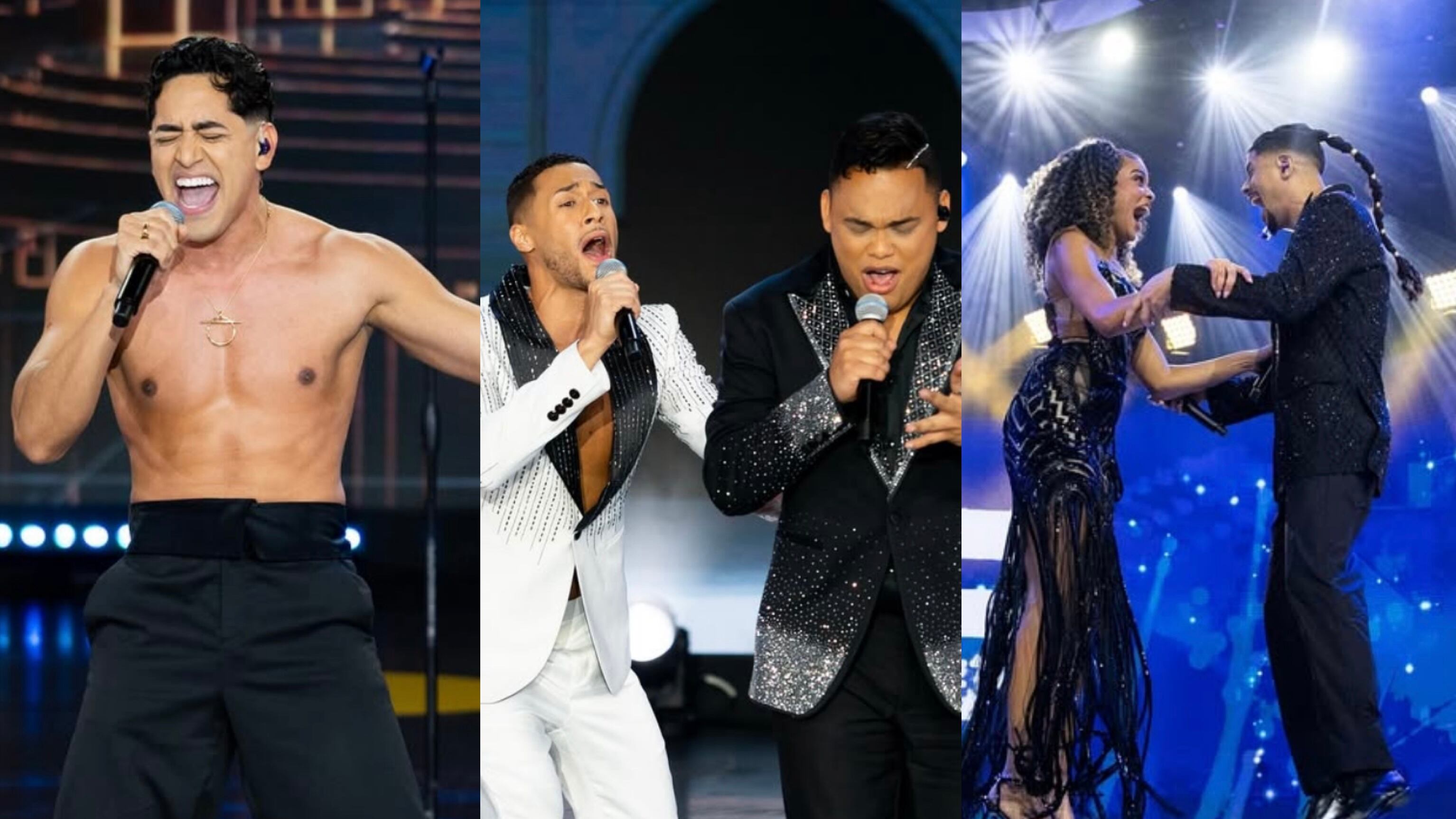 Dio, Kevin, Cristian Diana, Vicky y Rafael Enrique.