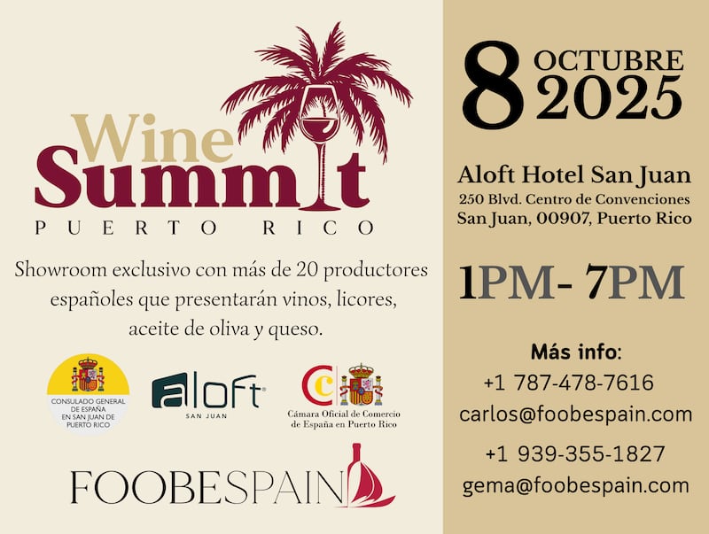 El evento se llevará a cabo el 8 de octubre.