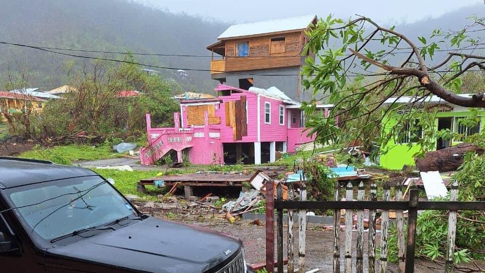 Isla Carriacou - Huracán Beryl