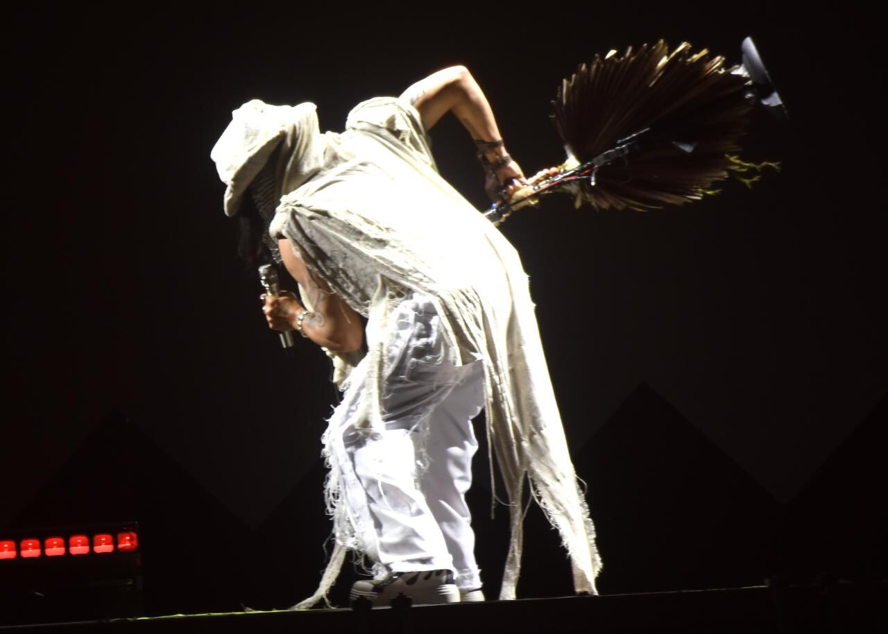 Elvis Crespo durante su concierto en el Coliseo de Puerto Rico, José Miguel Agrelot.