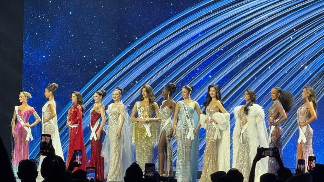 Top 12 del certamen Miss Universo 2025, celebrado en Tailandia.