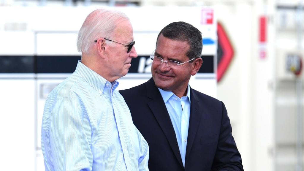 Joe Biden y Pedro Pierluisi