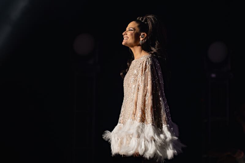 Natalia Jiménez en el Coliseo de Puerto Rico.