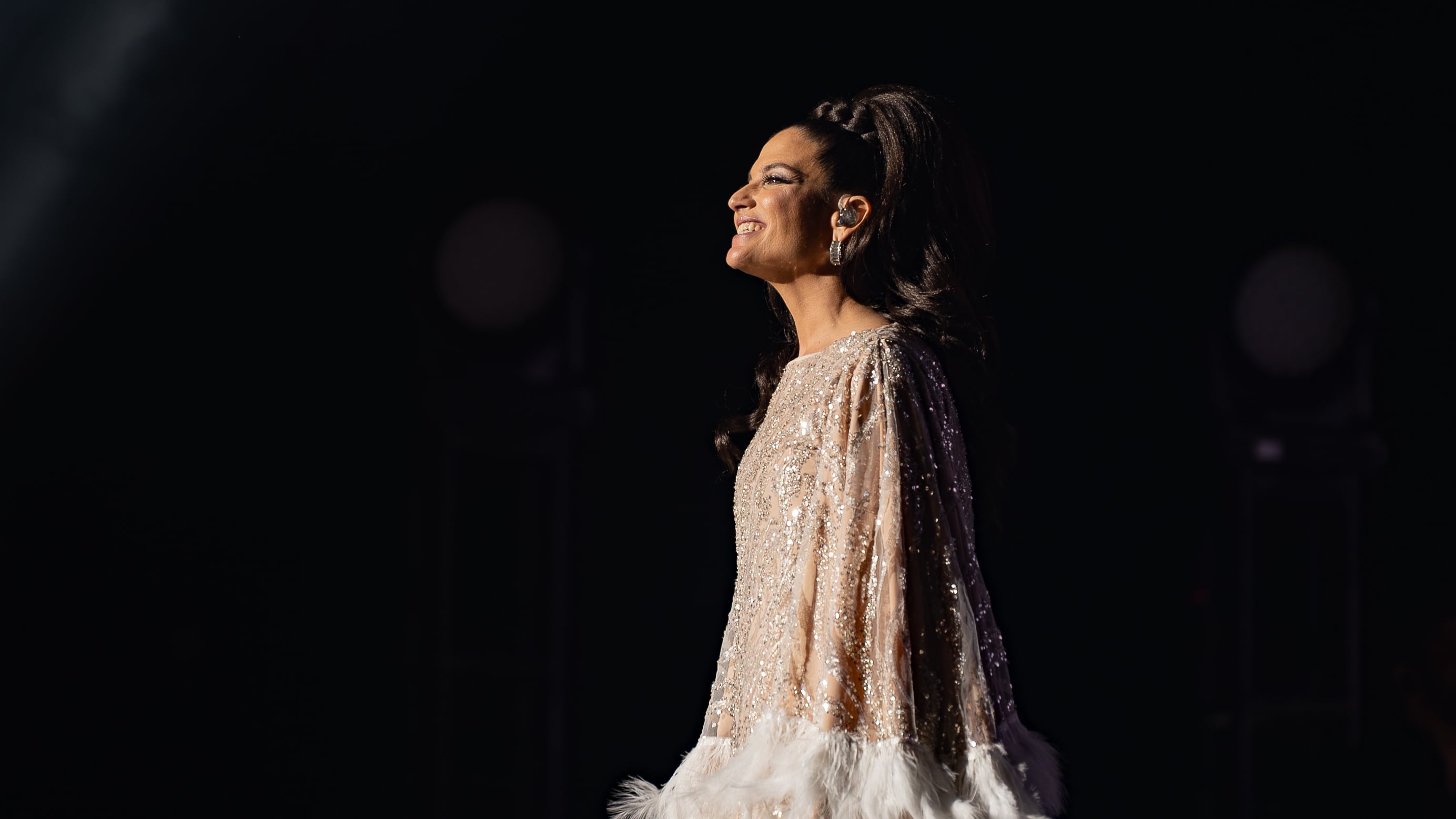 Natalia Jiménez en el Coliseo de Puerto Rico.