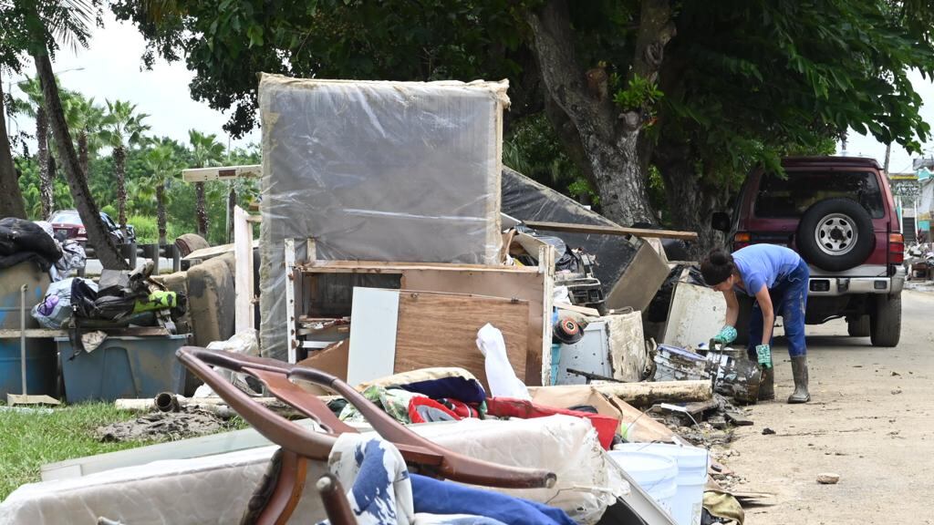 Comunidades afectadas por el paso del fenómeno atmosférico.