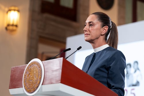 Presidenta de México descarta intervención militar de EE. UU.